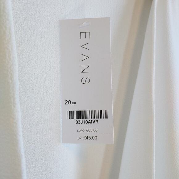 Evans Open Front Long-Line Jacket Sz 16 - Picture 6 of 9